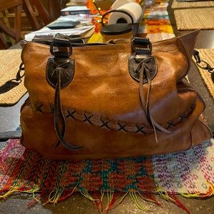 Bed Stu Leather Rustic Satchel